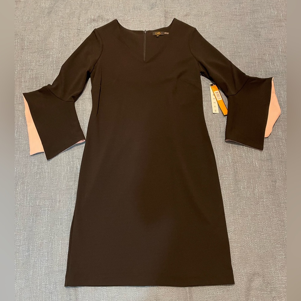 I Le New York Dress Black with Pink Funky Sleeves!